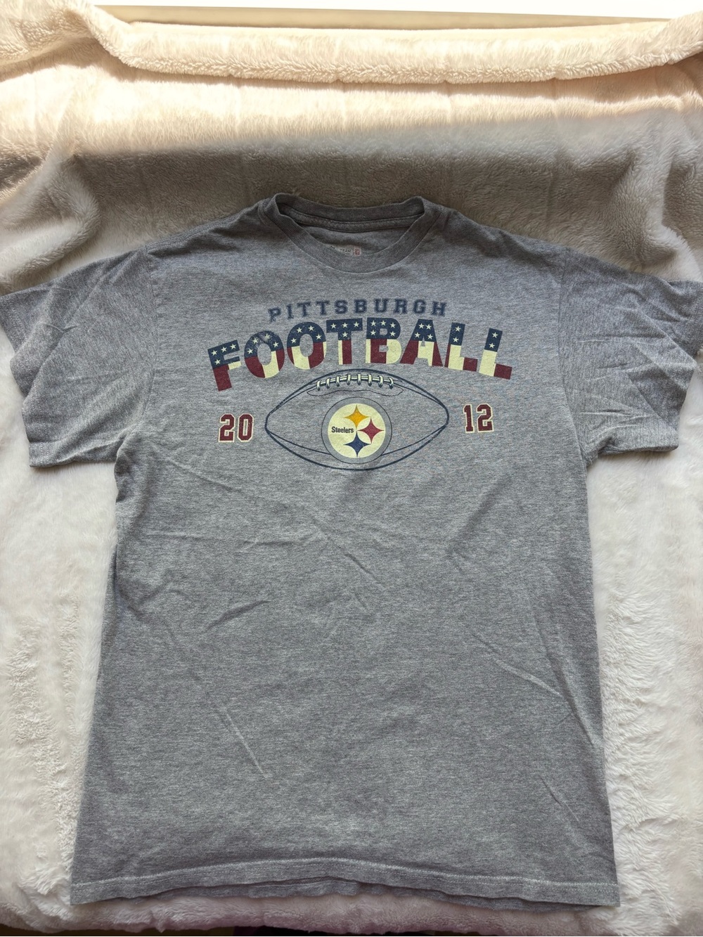 Vintage NFL Pittsburgh Steelers Troy Polamalu 43 Graphic Tee Size M